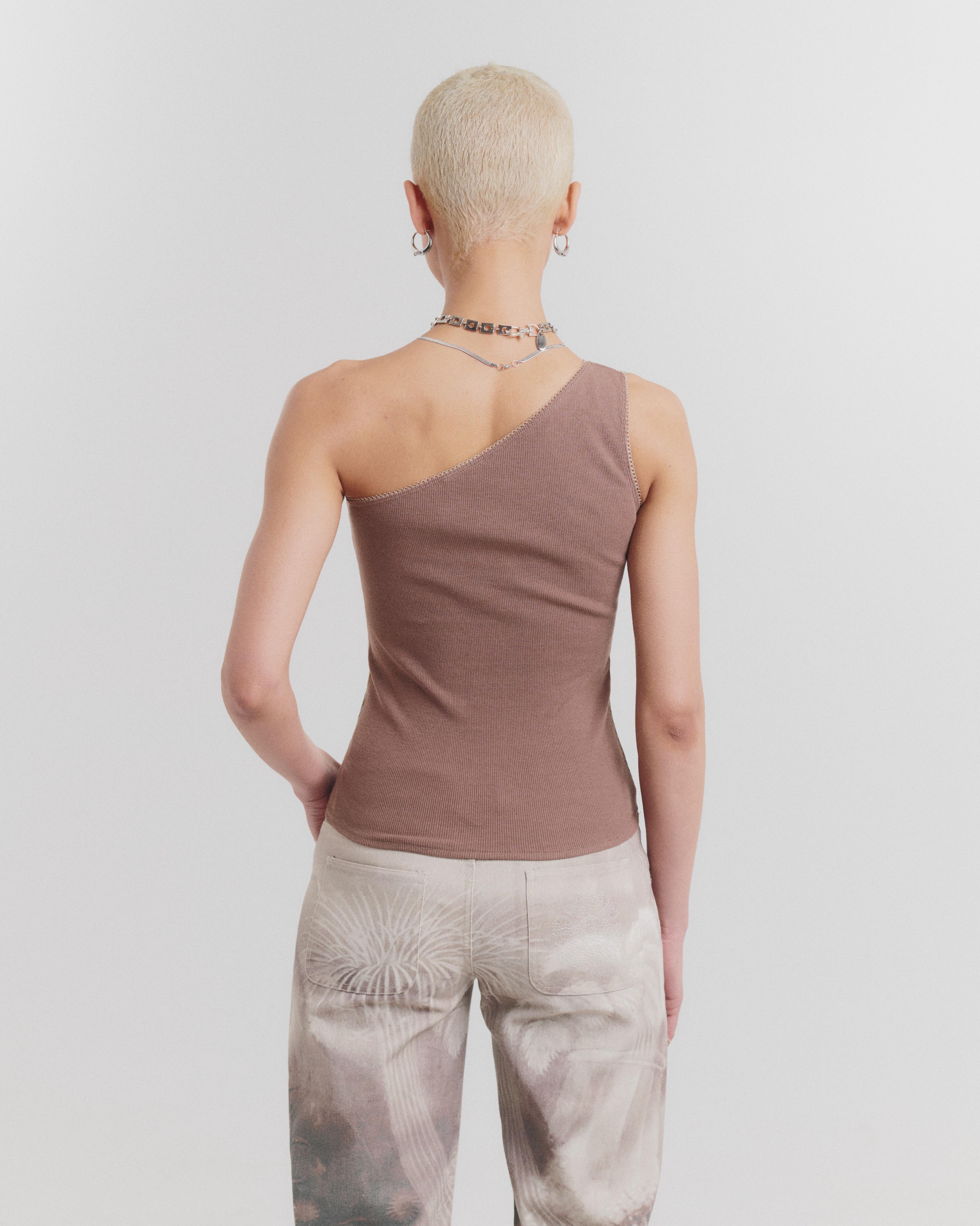 Wasteland One Shoulder Tank Top